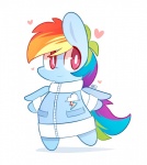 2014 <3 chibi clothing equine female friendship_is_magic hair jacket lifeloser mammal multi-colored_hair my_little_pony pegasus plain_background purple_eyes rainbow_dash_(mlp) rainbow_hair solo standing white_background wings
Rating: Safe
Score: 11
User: 2DUK
Date: March 20, 2014