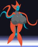 areola big_areola big_breasts big_nipples breasts female genitals huge_areola huge_breasts huge_nipples looking_at_viewer nipples not_furry pokemorph puffy_areola puffy_nipples pussy solo elfdrago nintendo pokemon attack_forme_deoxys deoxys generation_3_pokemon humanoid legendary_pokemon pokemon_(species) absurd_res hi_res