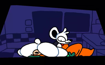 anthro big_butt black_clothing black_nose black_topwear black_vest bottomless bottomless_male butt checkered checkered_floor clothed clothing container cup drinking_straw duo electric_fan electronics facesitting facesitting_pov femboy first_person_view fur furniture gloves green_clothing green_gloves green_handwear green_hat green_headwear green_shirt green_topwear hair handwear hat headgear headwear inside looking_at_another looking_back male male/male multicolored_body multicolored_fur orange_body orange_fur orange_tail partially_clothed presenting presenting_hindquarters screen shirt short_tail sitting sitting_on_another static table tablet tail tan_body tan_fur thick_thighs three-quarter_view topwear two_tone_body two_tone_fur vest white_body white_ears white_fur white_hair white_tail window superiorfox five_nights_at_freddy's scottgames atom_(atomsqrrl) keith_(pennyftzgerald) bear mammal polar_bear rodent sciurid teddy_bear_(species) tree_squirrel ursine 2023 animated digital_media_(artwork) no_sound short_playtime video