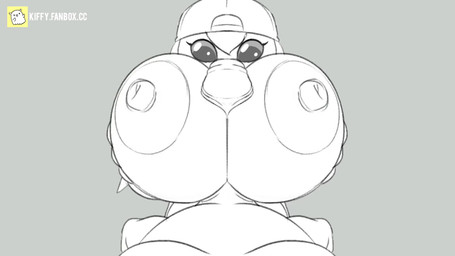 anthro backwards_cap backwards_hat balls big_breasts bodily_fluids breast_grab breast_play breasts clothing cum cum_from_mouth cum_in_mouth cum_inflation cum_inside cum_on_breasts drinking drinking_cum duo eyes_closed fellatio female female_penetrated first_person_view foreskin genital_fluids genitals hand_on_breast hat headgear headwear huge_breasts humanoid_genitalia humanoid_penis hyper hyper_breasts inflation leaking_cum looking_at_viewer male male/female male_penetrating male_penetrating_female navel nipples oral oral_penetration orgasm penetration penile penile_penetration penis penis_in_mouth sex shirt smile swallowing t-shirt tail teeth titfuck tongue tongue_out topwear vulva kiffy_(artist) bandai_namco digimon fanbox agumon digimon_(species) palmon 16:9 2d_animation animated frame_by_frame greyscale hi_res long_playtime monochrome no_sound video widescreen