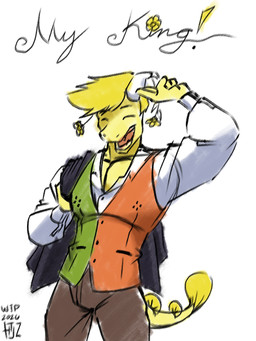 accessory anthro bottomwear clothed clothed_anthro clothing collared_shirt dress_shirt eyes_closed flower jacket long_tail male muscular muscular_anthro muscular_male open_mouth pants plant shirt solo tail teeth teeth_showing tongue topwear vest valken_holmes deltarune mythology undertale_(series) flowery_(deltarune) dragon mythological_creature mythological_scalie scalie 3:4 dated hi_res unfinished watermark
