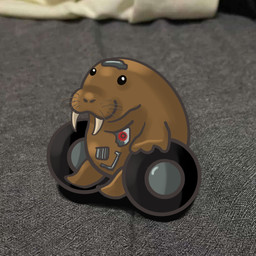 anthro beady_eyes belly brown_body chibi cybernetics furniture humor machine male overweight sofa solo tusks vehicle wheelchair honee_vee guardians_of_the_galaxy marvel sitting_baby_alligator_meme teefs_(marvel) aquatic cyborg mammal pinniped walrus 1:1 hi_res meme