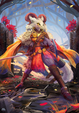 anthro black_eyes boots clothing detailed_background female footwear fur melee_weapon multicolored_clothing shield shoes solo sword weapon white_body white_fur yellow_sclera plive mammal 2020 absurd_res digital_media_(artwork) digital_painting_(artwork) full-length_portrait hi_res painting_(artwork) portrait