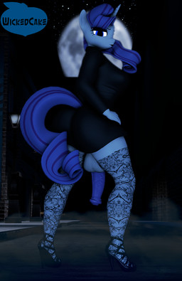 animal_genitalia animal_penis anthro backsack balls big_breasts big_butt blue_eyes breasts butt clothed clothing dark dress equine_genitalia equine_penis eyeshadow feet flaccid footwear full_moon genitals gynomorph hair high_heels horn humanoid_feet intersex looking_at_viewer makeup moon night outside penis plantigrade purple_hair rear_view shoes solo standing street street_lamp wickedcake friendship_is_magic hasbro my_little_pony mythology rarity_(mlp) equid equine horse mammal mythological_creature mythological_equine pony unicorn 2020 3d_(artwork) digital_media_(artwork) hi_res source_filmmaker_(artwork)