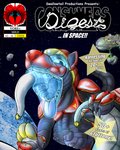 advertisement anthro hatch magazine male space text vore roco consumers_digest swallowtail_productions dasyuromorph mammal marsupial mustelid otter recently_extinct_species thylacine 4:5 cover english_text hi_res