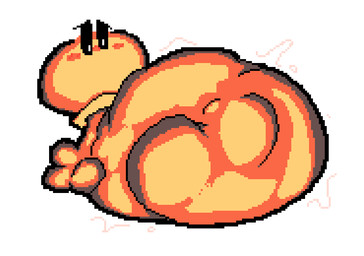 ambiguous_gender ambiguous_pred belly big_belly black_eyes bloated blush blush_lines cheek_blush cloud explosion fire flustered fully_inside huge_belly looking_at_belly looking_at_own_belly looking_at_self looking_down looking_down_at_belly looking_down_at_self monotone_background motion_lines mouthless mushroom_cloud narrowed_eyes nose_blush noseless not_furry orange_body pupils rumbling_stomach same_size_vore simple_background soft_vore solo unseen_prey vore white_background white_pupils meatcanister animate_inanimate elemental_creature fire_creature living_explosion living_mushroom_cloud 2026 digital_media_(artwork) english_description full-length_portrait pixel_(artwork) portrait