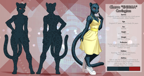 anthro biped breasts butt claws clothed clothed_anthro clothed_female clothing feet female fingers front_view fur looking_at_viewer navel nude nude_anthro nude_female rear_view smile solo spots standing tail text toes mykegreywolf felid feline mammal 2026 absurd_res digital_drawing_(artwork) digital_media_(artwork) english_text hi_res
