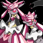 female gem solo colanukl nintendo pokemon diancie elemental_creature gem_creature generation_6_pokemon humanoid legendary_pokemon mega_diancie mega_evolution mineral_fauna pokemon_(species) 1:1