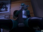 anthro armwear balls big_penis blue_body blue_fur bodily_fluids bottomless clothed clothing cosplay cum cum_on_self cumshot ejaculation eyes_closed fur furniture genital_fluids genitals legwear male masturbation necktie open_mouth orgasm penis shirt sitting sleeveless_shirt solo spread_legs spreading stool thigh_highs tongue topwear white_body white_fur roflfox_(artist) alexw95_(modeler) vocaloid hatsune_miku roflfox roflfox_(alexw95) canid canine fox mammal 2025 3d_(artwork) blender_(artwork) digital_media_(artwork) hi_res