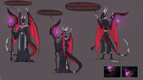 anthro clothed clothing coat crystal dialogue evil_look female glowing glowing_eyes green_eyes horn multi_hor rock simple_background solo staff tail talking_to_viewer text topwear wings apollyondragon activision mythology spyro_the_dragon cynder dragon mythological_creature mythological_scalie scalie 16:9 2026 digital_media_(artwork) hi_res widescreen