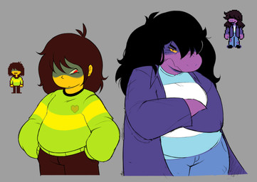 Rating: s
ID: 5696250
Date: 2025-07-09 01:38:47 -0400
Status: pending
Score: 6
ambiguous_gender anthro bottomwear brown_clothing clothed clothing crossed_arms deltarune denim denim_bottomwear denim_clothing duo female freckles hair hair_over_eye hand_in_pocket heart_symbol hi_res human jacket jeans kris_(deltarune) long_hair looking_at_viewer mammal navigator8 nonbinary_(lore) pants pockets purple_body purple_skin red_eyes scalie shirt simple_background slightly_chubby sprite susie_(deltarune) sweater topwear undertale_(series) yellow_eyes post #5696250
