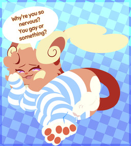 3_toes anthro armwear balls bodily_fluids butt butt_markings clothing cum cum_drip dialogue dripping ear_flick ear_twitch elbow_gloves feet femboy footwear genital_fluids genitals gloves hand_on_cheek handwear head_tuft legwear male markings multicolored_clothing multicolored_footwear multicolored_legwear multicolored_socks multicolored_thigh_highs multicolored_thigh_socks pattern_clothing pattern_legwear pattern_stockings pawpads paws penis socks solo speech_bubble stockings striped_clothing striped_legwear striped_stockings stripes thigh_highs thigh_socks throbbing throbbing_penis toe_wiggle toes tuft conditional_dnp tuvandalist nintendo pokemon creme_(tuvandalist) alolan_form alolan_raichu generation_7_pokemon pokemon_(species) regional_form_(pokemon) animated hi_res