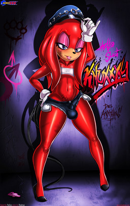 2014 anthro black_nose blue_eyes bulge clothed clothing condom crossdressing echidna girly gloves hat high_heels knuckles_the_echidna lips makeup male mammal monotreme red_skin sega shorts skimpy solo sonic_(series) standing tattoo thecon therealshadman whip wide_hips
Rating: Questionable
Score: 17
User: Fur_in_the_dark
Date: March 19, 2014 2014 anthro black_nose blue_eyes bulge clothed clothing condom crossdressing echidna girly gloves hat high_heels knuckles_the_echidna lips makeup male mammal monotreme red_skin sega shorts skimpy solo sonic_(series) standing tattoo thecon therealshadman whip wide_hips
Rating: Questionable
Score: 17
User: Fur_in_the_dark
Date: March 19, 2014