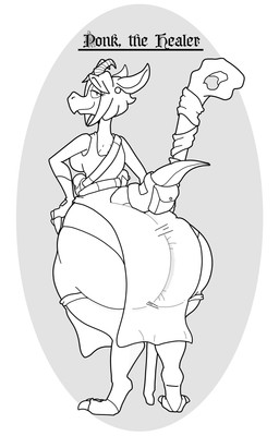 2_horns accessory alter_ego alternate_species anthro bag belt belt_pouch big_butt biped bottom_heavy breasts butt butt_focus claws cleric clothed clothing curved_horn eyelashes female fingerless_gloves furgonomics gloves hair handwear holding_object holding_staff horn huge_butt huge_hips legwear lidded_eyes looking_at_viewer looking_back looking_back_at_viewer medium_breasts non-mammal_breasts rear_view short_hair simple_background slit_dress smile solo staff standing tail tail_accessory tail_bag text thick_thighs thigh_highs wide_hips existimatio dungeons_and_dragons hasbro wizards_of_the_coast pon_maglikian kobold scalie 2021 absurd_res character_name digital_media_(artwork) english_text full-length_portrait greyscale hi_res monochrome portrait