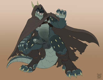 2_horns 4_fingers 4_toes anthro arm_spikes balls big_feet big_hands biped black_head black_nose black_spikes brown_clothing cheek_spikes claws cloak clothing countershade_face countershade_hands countershade_neck countershade_tail countershade_torso countershading d-ring dewclaw digitigrade erection evil_grin facial_scales facial_spikes fantasy feet fingers foreskin furgonomics genitals gesture glans gradient_penis gradient_scales green_balls green_body green_face green_scales grin harness head_spikes hood_up hooded_cloak horn horns_through_hood humanoid_genitalia humanoid_penis leg_warmers legwear male mostly_nude mostly_nude_anthro mostly_nude_male multicolored_body multicolored_tail musclegut muscular muscular_anthro muscular_legs muscular_male muscular_thighs nose_spike o-ring open_mouth partially_retracted_foreskin penis pink_mouth pink_tongue plated_scales pose pupils raised_arm scaled_penis scales scaly_tail sharp_teeth shoulder_spikes smile snaggle_teeth solo spiked_tail spikes spikes_(anatomy) standing tail teeth text toes tongue torn_clothing ventral_scales white_sclera yellow_claws yellow_horn yellow_spikes ifus european_mythology mythology gullax_lusar_(gullax_lusar) demon dragon hybrid mythological_creature mythological_scalie scalie western_dragon wingless_dragon 2025 hi_res pinup url