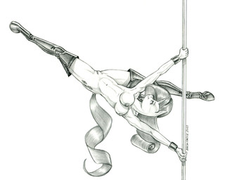 anthro areola boots breasts clothing dancing eyebrows female footwear genitals hair hooves horn leather long_hair navel nipples pole pole_dancing shoes solo spread_legs spreading unguligrade vulva wristband baron_engel friendship_is_magic hasbro my_little_pony mythology rarity_(mlp) equid equine mammal mythological_creature mythological_equine unicorn 2021 graphite_(artwork) greyscale monochrome traditional_media_(artwork)