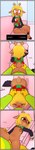 2_toes 4_fingers anal anal_penetration anthro antler_grab antlers aroused barefoot barely_visible_scar big_pupils blonde_hair blood blood_from_pussy blood_in_pussy blood_on_penis blush bodily_fluids bottomless bottomwear breasts broken_rape_victim buckteeth butt butt_from_the_front butt_grab candy_cane_panties checkered checkered_clothing checkered_topwear clitoris clothed clothing cloven_hooves constricted_pupils crying cum cum_in_mouth cum_in_vagina cum_inside dilated_pupils discarded_clothing discarded_panties discarded_skirt discarded_underwear dominant dominant_male feet female fingers first_person_view forced freckles furniture gameplay_mechanics genital_fluids genitals glistening glistening_hair hair hand_on_butt helpless hooved_plantigrade hooved_toes hooves horn interface irrumatio large_penetration looking_aside looking_at_viewer looking_away male male/female male_dominating_female male_pov navel nipples no_bra onomatopoeia oral oral_penetration panties panty_peek panty_shot partially_visible_underwear pattern_clothing pattern_topwear penetration penile penile_penetration penis penis_in_mouth plantigrade pupils raised_clothing raised_shirt raised_topwear rape rear_view red_nose rough_sex scar scared scut_tail sex shaking shirt short_tail skirt small_breasts small_pupils snowgrave sofa sofa_sex sound_effects striped_clothing stripes sweat tail tears teeth text tight_fit toes topwear trembling underwear upskirt vaginal vaginal_penetration vulva welling_tears wound_on_hand e254e deltarune undertale_(series) kris_(deltarune) noelle_holiday deer human mammal new_world_deer reindeer absurd_res hi_res long_image tall_image