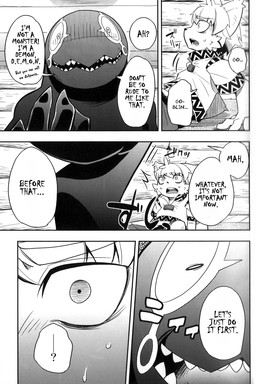 blush bottomless clothed clothing comic demon dickpenis greyscale harusuke haruto hi_res male manga markings monochrome monster outcrosser slightly_chubby surprise teeth young

Rating: Safe
Score: 8
User: AbsebaroKoon
Date: April 10, 2012