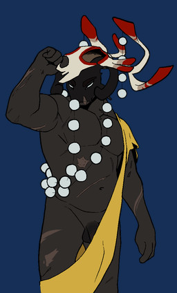 5_fingers anthro anthrofied balls biceps bulge clothed clothing fingers gem genitals looking_at_viewer male mask musclegut muscular muscular_male navel nude pearl_(gem) pecs penis sash scar simple_background solo stocky topless transparent_background pashoo rain_world videocult chieftain_scavenger scavenger_(rain_world) alpha_channel