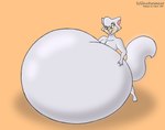 anthro belly belly_inflation big_belly female huge_belly hyper hyper_belly hyper_inflation inflation solo vore chrisandcompany cats_don't_dance warner_brothers sawyer_(cats_don't_dance) domestic_cat felid feline felis mammal