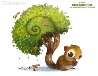 acorn ambiguous_gender black_eyes brown_body brown_fur buckteeth dot_eyes feral food fruit fur group humor nut_(fruit) plant pun simple_background simple_eyes size_difference tan_body tan_fur teeth text tree visual_pun white_background piper_thibodeau elemental_creature flora_fauna grey_squirrel hybrid mammal rodent sciurid treant tree_squirrel digital_media_(artwork) digital_painting_(artwork) painting_(artwork) url