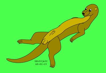 animal_genitalia balls brown_body brown_fur feral fur genitals grass green_grass male nude nude_male otter_tail penis plant sheath smile solo spread_legs spreading tail toony urbanhermit mammal mustelid otter 2000 dated