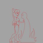 ambiguous_gender angry anthro bed breasts dialogue duo female furniture hair male male/female arcatech amorgo_(character) doe_(alfa995) deer humanoid mammal shape_shifter 1:1 2d_animation animated frame_by_frame hi_res short_playtime unfinished