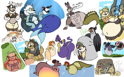 abdominal_bulge anthro antlers beak belly big_belly big_breasts big_butt biped bloated blush bottomwear breasts burping butt cleavage_cutout clothed clothing curvy_figure cutout duo egyptian egyptian_clothing expansion eyes_obstructed featureless_breasts female female/female fin flying fur green_body group hair hat headgear headwear horn huge_belly huge_breasts hyper hyper_belly inflation insect_wings inside liquid_inflation loincloth macro macro_anthro macro_female male male/female navel navel_vore nude onomatopoeia open_mouth overweight overweight_anthro photo plant simple_background size_difference smaller_female smaller_male smaller_pred smile solo sound_effects split_form swimming tail text thick_thighs topwear tree trio underwater voluptuous voluptuous_female vore water water_inflation waterfall wings jayme_universe mythology winter_(jayme_universe) alligator alligatorid aquatic avian bird canid canine canis common_hippopotamus crocodilian deer domestic_cat domestic_dog equid equine fairy felid feline felis fish hippopotamid horse lagomorph leporid mammal merfolk mythological_creature mythological_equine new_world_deer pegasus pony rabbit reindeer reptile rodent scalie sciurid shark tree_squirrel colored digital_media_(artwork) english_text hi_res meme