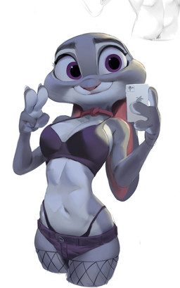 anthro bottomwear bra breasts choker clothed clothing denim denim_bottomwear denim_clothing denim_shorts ears_down electronics female fishnet_stockings gesture hand_gesture holding_object holding_phone jewelry navel necklace panties phone pivoted_ears purple_eyes shorts simple_background skimpy smile solo thong_straps underwear v_sign white_background trashtikko disney zootopia judy_hopps european_rabbit lagomorph leporid mammal oryctolagus rabbit 2026 5:8 hi_res