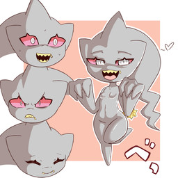 female long_arms pupils red_eyes sharp_teeth shortstack solo teeth unusual_pupils wide_hips akatosh_el_shota_furro nintendo pokemon banette generation_3_pokemon ghost humanoid pokemon_(species) spirit 1:1 hi_res