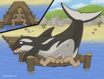 animal_genitalia anus balls beach bestiality big_balls black_body cetacean_genitalia death_by_snu_snu detailed_background docks dominant dominant_female dominant_feral duo erection female female_on_top feral genitals human_on_feral interspecies larger_female larger_feral looking_back male male/female male_on_feral on_top open_mouth penetration penile penile_penetration penis penis_in_vagina purple_eyes raised_tail sex shadow size_difference tail tongue tongue_out vaginal vaginal_penetration vulva water white_body strohdelfin cetacean dolphin human mammal marine oceanic_dolphin orca toothed_whale hi_res