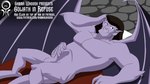 balls erection feet genitals hair long_hair lying male membrane_(anatomy) membranous_wings muscular on_back pecs penis pose solo talons toes unusual_anatomy unusual_genitalia unusual_penis wings gamma_whoosh disney gargoyles goliath_(gargoyles) gargoyle 16:9 widescreen