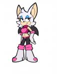 anthro clothed clothing female heart_symbol simple_background solo white_background monamania superbunnygt sega sonic_the_hedgehog_(series) rouge_the_bat bat mammal digital_media_(artwork) hi_res