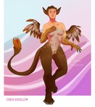 breasts female genitals multi_nipple nipples pawpads paws pussy solo wings errokioslem mythology avian gryphon humanoid mythological_avian mythological_creature hi_res