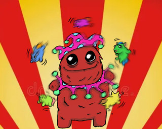 abuse ambiguous_feral ambiguous_gender blue_body blue_fur blue_tail brown_tail child_abuse clown clown_hat creepy_face feral fur green_body green_fur group juggling motion_blur neonate orange_tail purple_body purple_fur red_body red_fur semi-anthro simple_background smile solo_focus tail yellow_body yellow_fur young young_ambiguous young_feral carniviousduck fluffy_pony fluffy_pony_(species) jellenheimer mammal 2024 digital_media_(artwork) watermark