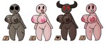 beggar_(tboi) big_breasts bomb_beggar_(tboi) breasts demon_beggar_(tboi) female genitals group hairless key_beggar_(tboi) nipples normal_beggars_(tboi) not_furry nude nude_female pussy red_eyes scar simple_background the_beggars_(tboi) detnox the_binding_of_isaac_(series) demon humanoid mammal absurd_res hi_res