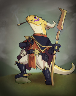 anthro boots cape clothing footwear gold_(metal) gold_jewelry heroic_pose jewelry magic_user male scroll shoes smoking_pipe solo staff tongue tongue_out ttrpg cocaine_(artist) conditional_dnp paizo pathfinder vizro_jazzex kobold kobold_(pf2e) scalie 4:5 absurd_res hi_res