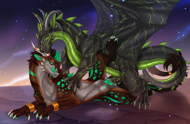 4_toes bedroom_eyes bodily_fluids claws crotch_breasts cum cum_in_vagina cum_inside duo erection feet female feral feral_on_feral feral_penetrated feral_penetrating feral_penetrating_feral fur genital_fluids genitals horn lidded_eyes male male/female narrowed_eyes paws penetration penile penile_penetration penis penis_in_vagina quadruped scales seductive sex smile spread_legs spread_wings spreading tail toe_claws toes vaginal vaginal_penetration wings mekk mythology seth'cor dragon felkin furred_dragon furred_scalie mythological_creature mythological_scalie scalie digital_drawing_(artwork) digital_media_(artwork) hi_res