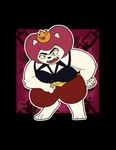 anthro bra breasts chain cleavage clothed clothing crown hand_on_hip headgear jewelry male ring solo underwear crouchingli0n cartoon_network mao_mao:_heroes_of_pure_heart king_snugglemagne_xxv felid lion mammal pantherine alpha_channel hi_res