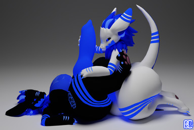 anal anal_penetration anthro balls big_balls big_breasts big_butt big_penis black_balls black_body blue_eyes blue_penis breasts butt duo fur genitals hand_on_leg hand_on_thigh herm holding_penis huge_balls huge_breasts huge_butt huge_penis huge_thighs intersex intersex/male kneeling lying male on_back pear-shaped_figure penetration penis simple_background thick_thighs white_balls white_body wide_hips blueberrybesuru blender_cycles_(artwork) mythology blackberry_(blueberrybesuru) besuru dragon furred_dragon furred_scalie kobold lizard mythological_creature mythological_scalie reptile scalie 3d_(artwork) absurd_res blender_(artwork) digital_media_(artwork) hi_res sequence