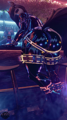 alcohol anthro bar beverage big_butt butt clothing eyebrows fog harness inside latex latex_clothing latex_skinsuit looking_at_viewer looking_back looking_back_at_viewer male presenting presenting_hindquarters raised_eyebrow raised_tail skinsuit solo tail thick_thighs tight_clothing wide_hips fluxcore flux_(fluxcore) equid equine horse mammal mouse murid murine rodent 3d_(artwork) 9:16 absurd_res blender_(artwork) blender_cycles_(artwork) digital_media_(artwork) hi_res
