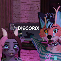 advertisement anthro duo femboy gesture hand_gesture horn male meme_pose pog_face pointing wings sanythefox discord_(app) rose_(rosethegoat) sany_van_fox bovid caprine goat lagomorph mammal wolpertinger 1:1 3d_(artwork) digital_media_(artwork) hi_res meme