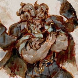 1_eye coat_cape crossed_arms male muscular muscular_male red_eyes sharp_teeth solo teeth nightmaresyrup elden_ring fromsoftware mohg_lord_of_blood omen_(elden_ring) 1:1 2024 hi_res
