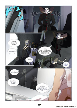 ambiguous_gender anthro big_ears blue_eyes clothing dialogue fur grey_body grey_fur group long_tail male medical_bed scales speech_bubble tail text uniform peritian edhel gregory_(peritian) agamid aye-aye canid canine canis domestic_cat domestic_dog felid feline felis frilled_lizard husky lemur lizard mammal nordic_sled_dog primate reptile scalie spitz strepsirrhine comic english_text hi_res