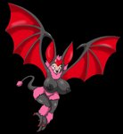 big_breasts big_ears breasts fangs feet female flying fur grey_body hair huge_breasts looking_at_viewer nipples nude open_mouth puffy_nipples red_eyes simple_background smile solo tail tail_tuft talons teeth toes tuft wings ravrous dragon_quest dragon_quest_xi square_enix animal_humanoid bat bat_humanoid humanoid mammal mammal_humanoid succubat_(dragon_quest) vampire_succubat absurd_res alpha_channel digital_media_(artwork) hi_res