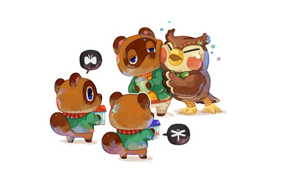 brown_body brown_fur chibi clothing eyes_closed fur green_clothing green_sweater green_topwear group orange_clothing orange_sweater orange_topwear scarf simple_background sweater topwear white_background seafoodbf animal_crossing nintendo blathers_(animal_crossing) timmy_nook tom_nook_(animal_crossing) tommy_nook avian bird canid canine mammal owl raccoon_dog tanuki 2020 brother_(lore) brothers_(lore) nephew_(lore) sibling_(lore) twins_(lore) uncle_(lore) uncle_and_nephew_(lore)