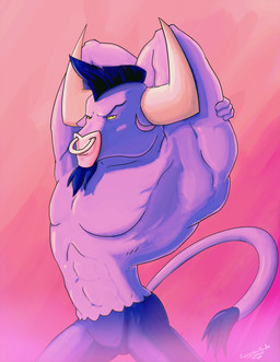 1n33d4hug abs absurd_res anthro beard bovine facial_hair facial_piercing friendship_is_magic hi_res horn iron_will_(mlp) male mammal minotaur mohawk muscles my_little_pony nose_piercing nose_ring piercing pose smile solo
Rating: Safe
Score: 3
User: Numeroth
Date: April 09, 2014