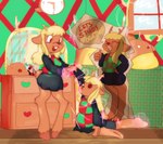 anthro bedroom forced holidays inanimate_transformation magic magic_user plushie transformation strawbebbykitty christmas deltarune undertale_(series) noelle_holiday animate_inanimate deer mammal hi_res story story_in_description