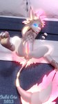 anthro avian_feet bad_dragon_cumlube bed blep bodily_fluids cum_lubricant feathers furniture genital_fluids genitals glowing glowing_body glowing_eyes glowing_feathers glowing_genitalia glowing_markings glowing_penis glowing_pussy herm intersex lube lube_bottle maleherm markings penis pillow pussy solo spread_legs spread_pussy spreading tapering_penis tongue tongue_out sinfulcrho bad_dragon blender_cycles laniakea_z'ykl'r avali avian celestial_being 3d_(artwork) 4k 9:16 absurd_res blender_(artwork) digital_media_(artwork) hi_res
