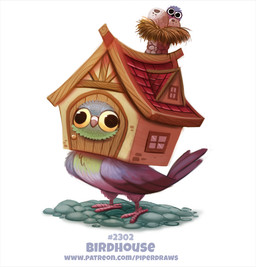 ambiguous_gender birdhouse black_eyes building chimney derp_eyes door duo egg feathered_wings feathers feral green_body green_feathers grey_body grey_feathers house humor looking_at_viewer nest pun simple_background text visual_pun white_background window wings yellow_eyes piper_thibodeau avian bird columbid pigeon digital_media_(artwork) digital_painting_(artwork) english_text painting_(artwork) url
